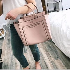 Kate Spade Pink Pebbled Leather Satchel W/Wallet